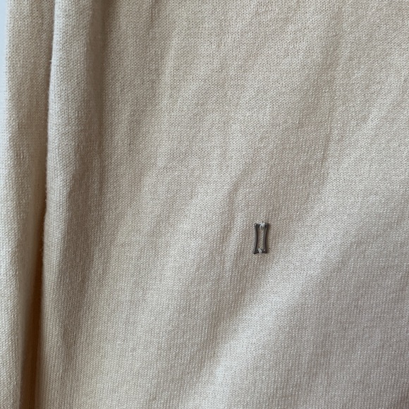 Kit&Ace Merino Wool Fitted Turtleneck Mock Neck Shirt Beige Cream XL - Picture 5 of 10